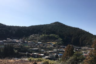 ８畳間からの眺め・田園風景